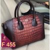 الگوی کیف دستی زنانه چرمی مدل دنیز F455