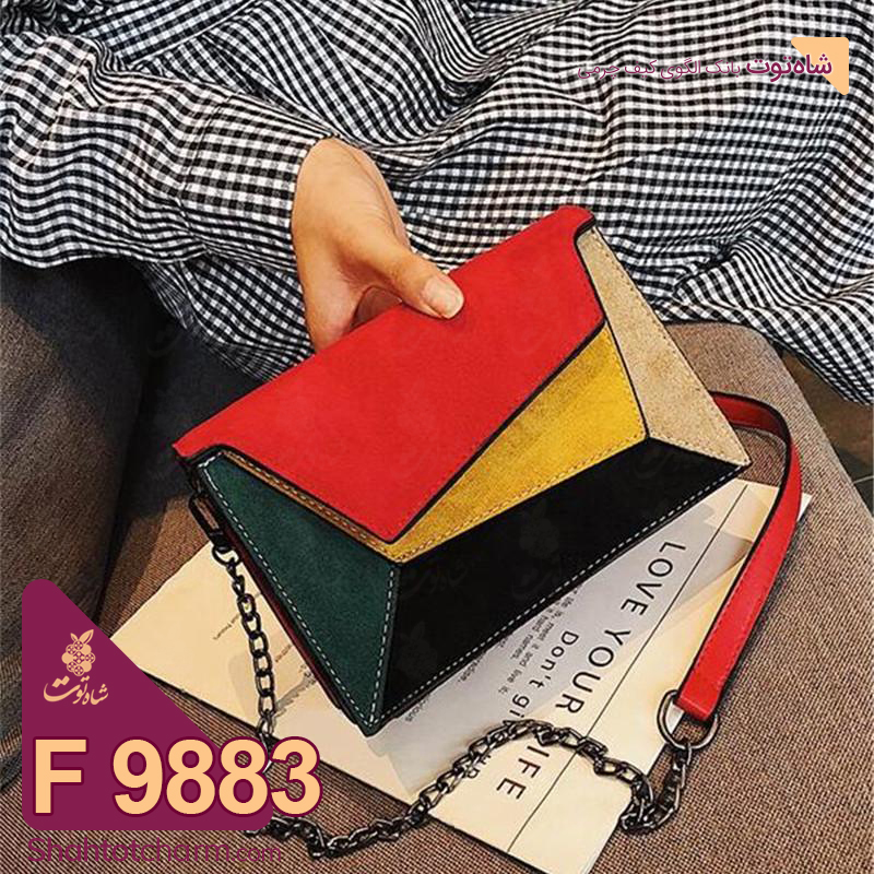 الگوی کیف دوشی زنانه چرمی مدل پریماه F 9883