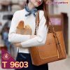 الگوی کیف دوشی زنانه چرمی مدل مهرانا T 9603