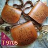 الگوی کیف دوشی زنانه چرمی مدل پریان T 9705