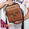 الگوی کیف دوشی مردانه چرمی مدل فرهان T 11128