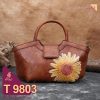 الگوی کیف دوشی زنانه چرمی مدل لیلیوم T 9803