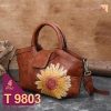 الگوی کیف دوشی زنانه چرمی مدل لیلیوم T 9803