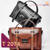 الگوی کیف دستی زنانه چرمی مدل چکاوک T 2074