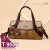 الگوی کیف دوشی زنانه چرمی مدل آیگین T 9556